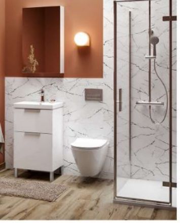 Mutassa a/az Cersanit Mesto perem nélküli ovális fali WC lecsapódságátlós duroplast ülőkével részleteit Kép Cersanit Mesto perem nélküli ovális fali WC lecsapódságátlós duroplast ülőkével