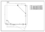 Kép Ravak zuhanykabin BSDPS-110/80 jobbos, króm + Transparent 0UPD4A00Z1
