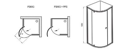 Mutassa a/az Ravak  Zuhanykabin PSKK3-90 fehér/fehér+Transparent (84-37677101Z1) részleteit Kép Ravak  Zuhanykabin PSKK3-90 fehér/fehér+Transparent (84-37677101Z1)