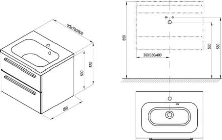 Mutassa a/az Ravak fürdőszobai szekrény mosdó alá, SD 700 Chrome II fehér/fehér X000000920 részleteit Kép Ravak fürdőszobai szekrény mosdó alá, SD 700 Chrome II fehér/fehér X000000920