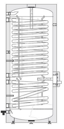 Mutassa a/az Heizer SOH-400, 400 L-es indirekt tároló, álló kivitel , 2 hőcserélővel, fix szigeteléssel, Solár/hőszivattyú részleteit Kép Heizer SOH-400, 400 L-es indirekt tároló, álló kivitel , 2 hőcserélővel, fix szigeteléssel, Solár/hőszivattyú