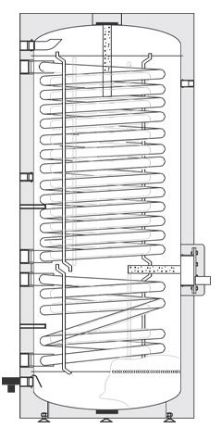 Mutassa a/az Heizer SOH-500, 500 L-es indirekt tároló, álló kivitel , 2 hőcserélővel, fix szigeteléssel, hőszivattyúhoz/alsó napkollektorhoz részleteit Kép Heizer SOH-500, 500 L-es indirekt tároló, álló kivitel , 2 hőcserélővel, fix szigeteléssel, hőszivattyúhoz/alsó napkollektorhoz