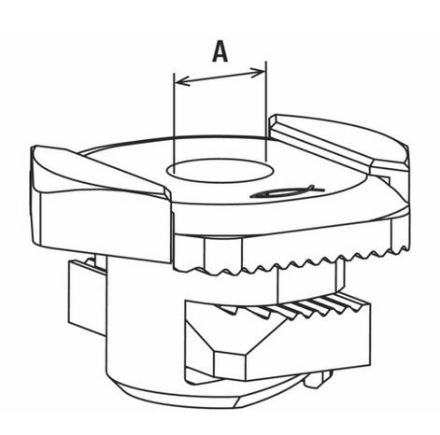 Mutassa a/az Fischer FSM Clix M 8 csúsztatható anya részleteit Kép Fischer FSM Clix M 8 csúsztatható anya