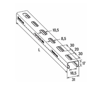 Mutassa a/az FLS Szerelősín 17/1.0-2m részleteit Kép FLS Szerelősín 17/1.0-2m