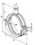 Kép Fischer FRS-L Gumibetétes bilincs 38-45, kétrészes gumibetétes bilincs