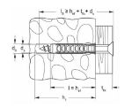 Kép Fischer SX 8 rögzítődübel (8/40)