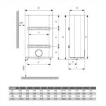 Kép Bosch TR4501T 100 DERB lapos villanybojler, száraz fűtőbetéttel, 100L-es
