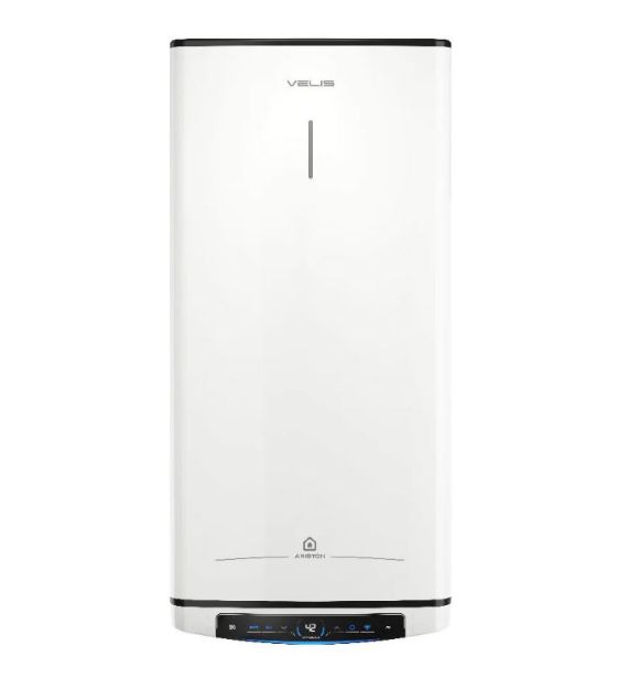 Kép Ariston Velis Pro Dry Wifi 50 EU lapos villanybojler száraz fűtőbetéttel ("B" energia osztály)
