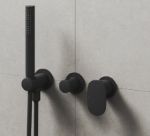 Kép Ravak Spring SG 065.20BLM.O2+S falba süllyesztett 2-utas kád/zuhany csaptelep fényes króm, R-Box-hoz