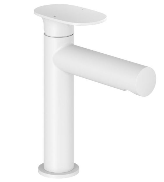 Kép Ravak Spring SG 012.10WHM álló mosdócsaptelep 190mm matt fehér, leeresztő nélkül