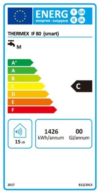 Kép THERMEX Flat Smart IF 80 elektromos vízmelegítő, extra lapos kivitelben