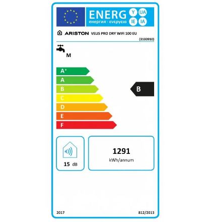 Mutassa a/az Ariston Velis Pro Dry Wifi 100 EU lapos villanybojler száraz fűtőbetéttel részleteit Kép Ariston Velis Pro Dry Wifi 100 EU lapos villanybojler száraz fűtőbetéttel