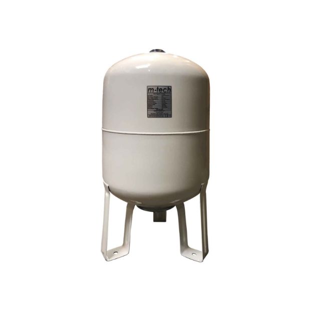 Kép m-tech 60 L (10 bar) zárt tágulási tartály, szolár napkollektoros rendszerekhez, talppal