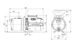 Kép Grundfos JP 3-42 házi vízellátó berendezés,1,5m kábellel, Schuko csatlakozóval