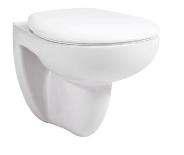 Kép Mofém Hello Perem nélküli fali WC, Soft Close ülőkével
