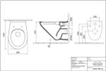 Kép Alföldi 7047 R001 Optic fali WC, mélyöblítésű Cleanflush (fehér, I.oszt)