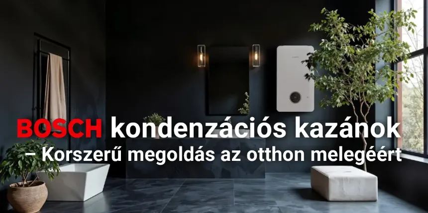 Bosch kondenzációs kazánok – Korszerű megoldás az otthon melegéért