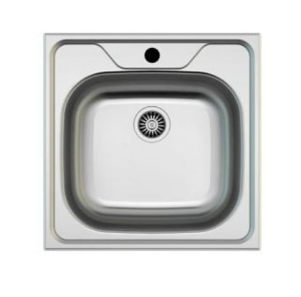 Mutassa a/az Mofém EVO2 1B 435x435mm (1 medence) beépíthető mosogató szifoncsomaggal részleteit Kép Mofém EVO2 1B 435x435mm (1 medence) beépíthető mosogató szifoncsomaggal