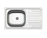 Kép Mofém EVO2 1B1D 760x435mm (1 medence, 1 csepptálca) beépíthető mosogató szifoncsomaggal