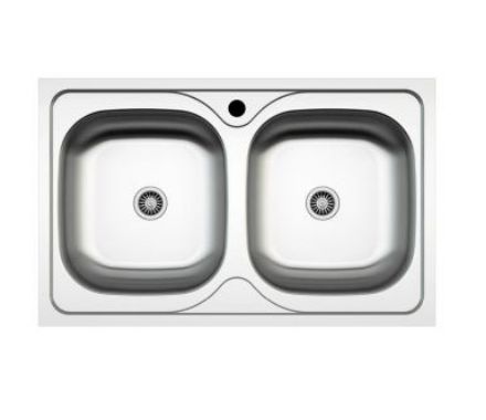 Mutassa a/az Mofém EVO2 2B 800x500mm (2 medence) beépíthető mosogató szifoncsomaggal részleteit Kép Mofém EVO2 2B 800x500mm (2 medence) beépíthető mosogató szifoncsomaggal