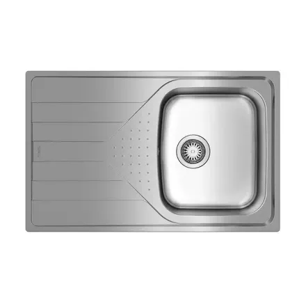 Mutassa a/az Teka UNIVERSE 45 T-XP 1B 1D  (1 medence, 1 csepptálca) mosogató, szifonnal részleteit Kép Teka UNIVERSE 45 T-XP 1B 1D  (1 medence, 1 csepptálca) mosogató, szifonnal