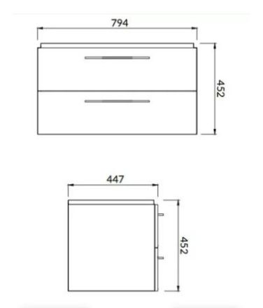 Mutassa a/az Cersanit Lara 80 mosdószekrény +Como mosdó SZETT, FEHÉR 79,4x44,7x46 cm részleteit Kép Cersanit Lara 80 mosdószekrény +Como mosdó SZETT, FEHÉR 79,4x44,7x46 cm