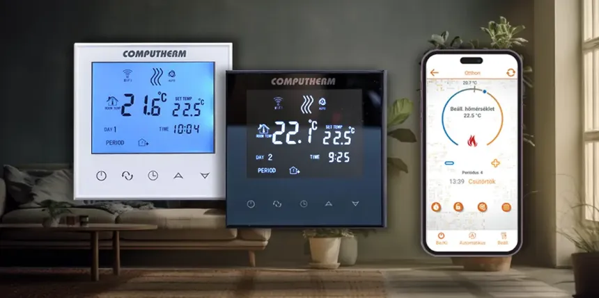 Wi-Fi termosztát otthonra: kényelem, spórolás és okos vezérlés egyben
