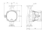 Kép Grundfos ALPHA1 25-40 180 A-energiaosztályú, fűtési keringető szivattyú