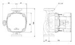 Kép Grundfos ALPHA1 25-60 130 A-energiaosztályú, fűtési keringető szivattyú