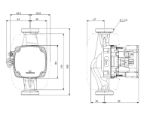 Kép Grundfos ALPHA2 GO 25-75 180 A-energiaosztályú, fűtési keringető szivattyú