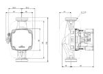 Kép Grundfos ALPHA2 GO 25-60 180 A-energiaosztályú, fűtési keringető szivattyú