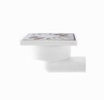 Kép Styron Épített zuhanytálcához szifon DN32mm, 100 x 100mm rozsdamentes ráccsal.