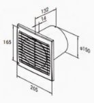 Kép Vents 150 S axiális ventilátor
