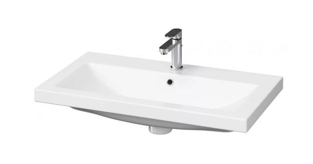Kép Cersanit Como 80 bútorra építhető mosdó, fehér, (K32-004)