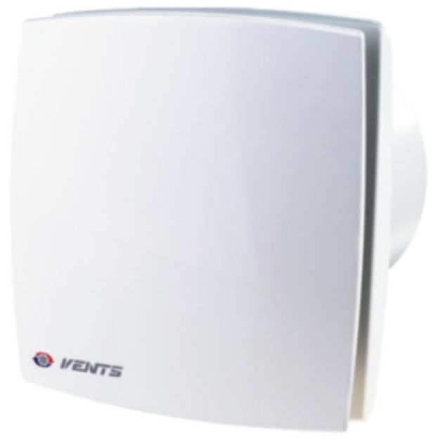 Kép Vents 100 LDTHL AUTO axiális ventilátor, automata zsaluval,  páraérzékelővel,időzítővel és golyóscsapággyal szerelve