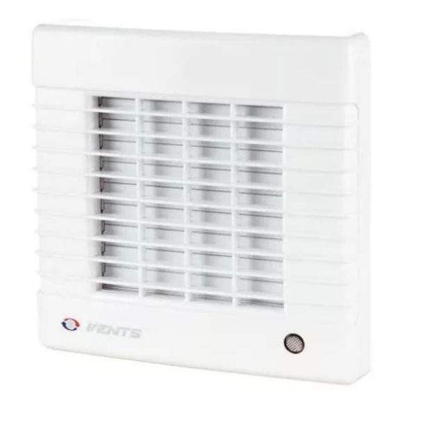 Kép Vents 100 MATH automata zsaluval szerelt axiális faliventilátor, időzítövel, páraérzékelővel szerelve