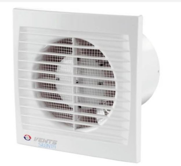 Kép Vents 100 MTL axiális faliventilátor időzítővel, golyóscsapággyal szerelve (6)