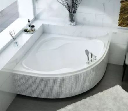 Mutassa a/az M-ACRYL Samanta 140x140 akryl fürdőkád lábbal részleteit Kép M-ACRYL Samanta 140x140 akryl fürdőkád lábbal