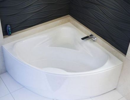 Mutassa a/az M-ACRYL Rita 140x140 akryl fürdőkád lábbal részleteit Kép M-ACRYL Rita 140x140 akryl fürdőkád lábbal