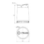 Kép Grundfos Unilift AP 12.40.06.A1 (10m kábel) szennyezett- és szennyvíz szivattyú úszókapcsolóval