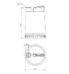 Kép Grundfos Unilift AP 12.40.04.1 (10m kábel) szennyezett- és szennyvíz szivattyú úszókapcsolóval