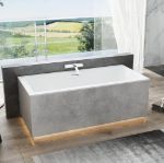 Kép M-ACRYL Sabina Slim PRO 180x80 akryl fürdőkád lábbal