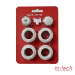 Kép m-tech fúrt dugó szett, jobbos-balos kötéshez (fúrt dugó,légtelenítő radiátor dugó,kulcs) 1"-1/2"