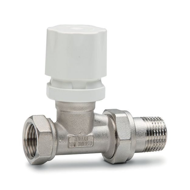 Kép Luxor 3/4˝ RD2501 termosztatikus rad.szelep, egyenes, termosztát opcióval