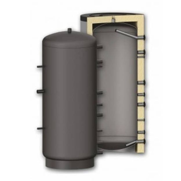 Kép Sunsystem P 1000 puffertároló 1000 l. csőkígyó nélkül, szigeteléssel