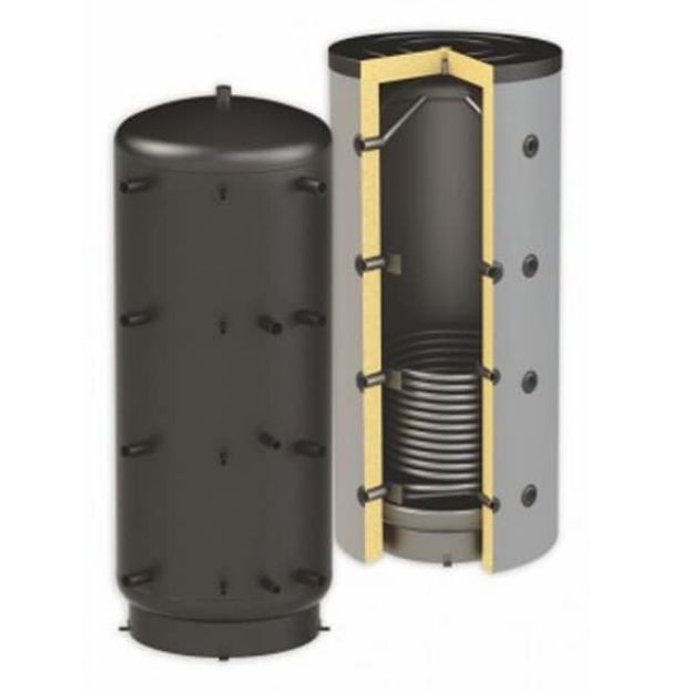 Kép Sunsystem PBM-R 1000 puffertároló 1000 l. 1 csőkígyóval, szigeteléssel