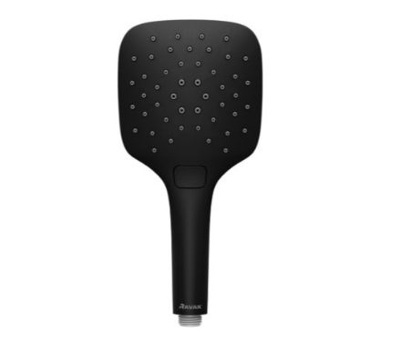 Mutassa a/az Ravak  958.20 Kézizuhany, 3 funkciós- fekete 120mm részleteit Kép Ravak  958.20 Kézizuhany, 3 funkciós- fekete 120mm