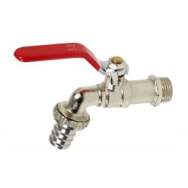 Kép 3/4"-3/4" 696 TV. golyóscsap Syveco, karos, nikkelezett 696055