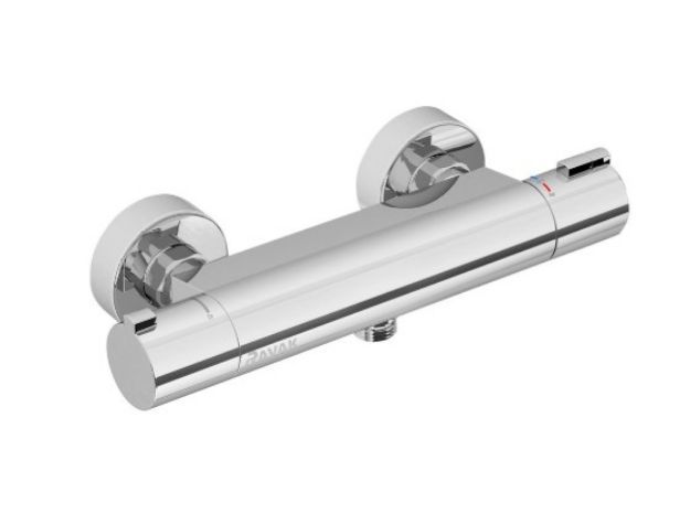 Kép Ravak fali termosztátos zuhanycsaptelep, 150mm-lapos szett nélkül TE 072.00/150