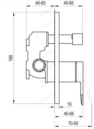 Mutassa a/az Ravak CR II 065.00CR II.O2.RB070 Kétutas csaptelep alaptest nélkül, Króm, X070454 részleteit Kép Ravak CR II 065.00CR II.O2.RB070 Kétutas csaptelep alaptest nélkül, Króm, X070454